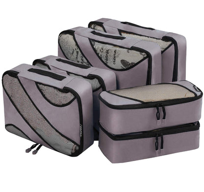BAGAIL 6 Set Packing Cubes,Travel Luggage Packing Organizers