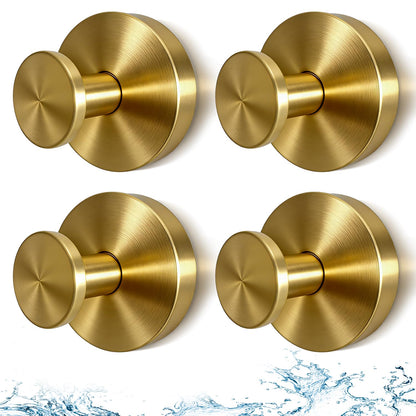 Suction Cup Hooks for Shower, Heavy Duty Stainless Steel, Silver 2 Pack