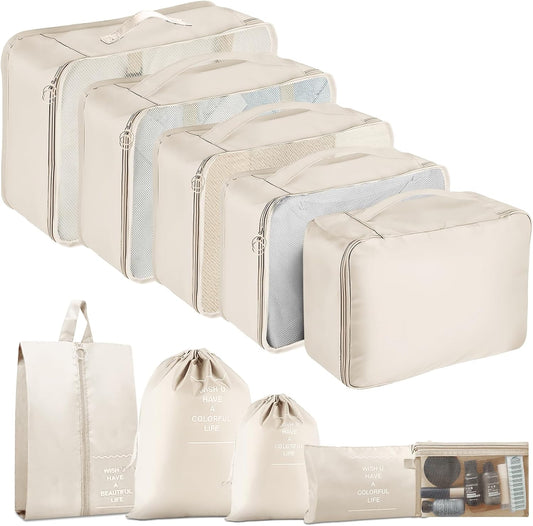 Packing Cubes for Travel 10 Set Luggage Organizer Bags