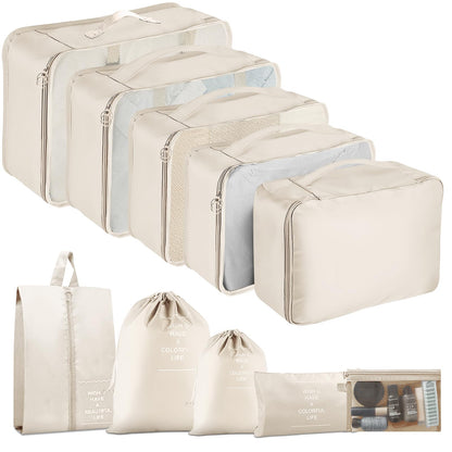 Packing Cubes for Travel 10 Set Luggage Organizer Bags