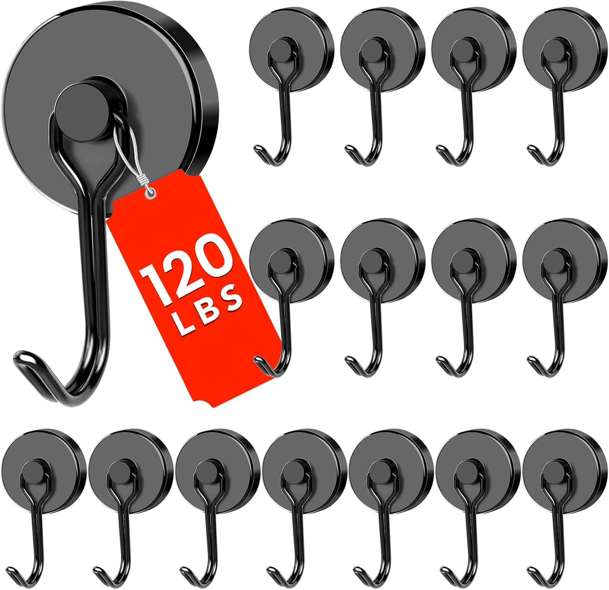DIYMAG Magnetic Hooks,120LBS Heavy Duty 8 Pack 2026 Cruise Ship Essentials