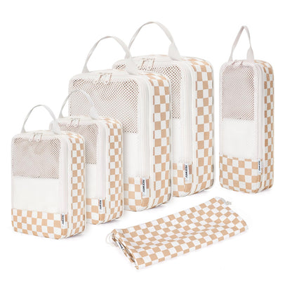 Narwey Compression Packing Cubes for Women Kids, Travel Organizer Bags