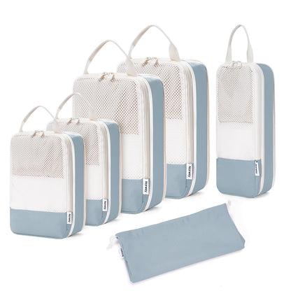Narwey Compression Packing Cubes for Women Kids, Travel Organizer Bags