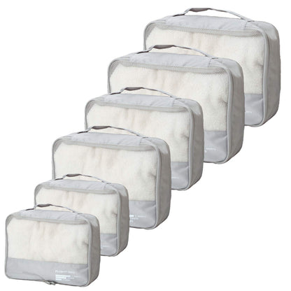 Packing Cubes Set Travel Luggage Organizers Suitcase Lightweight Accessories Black