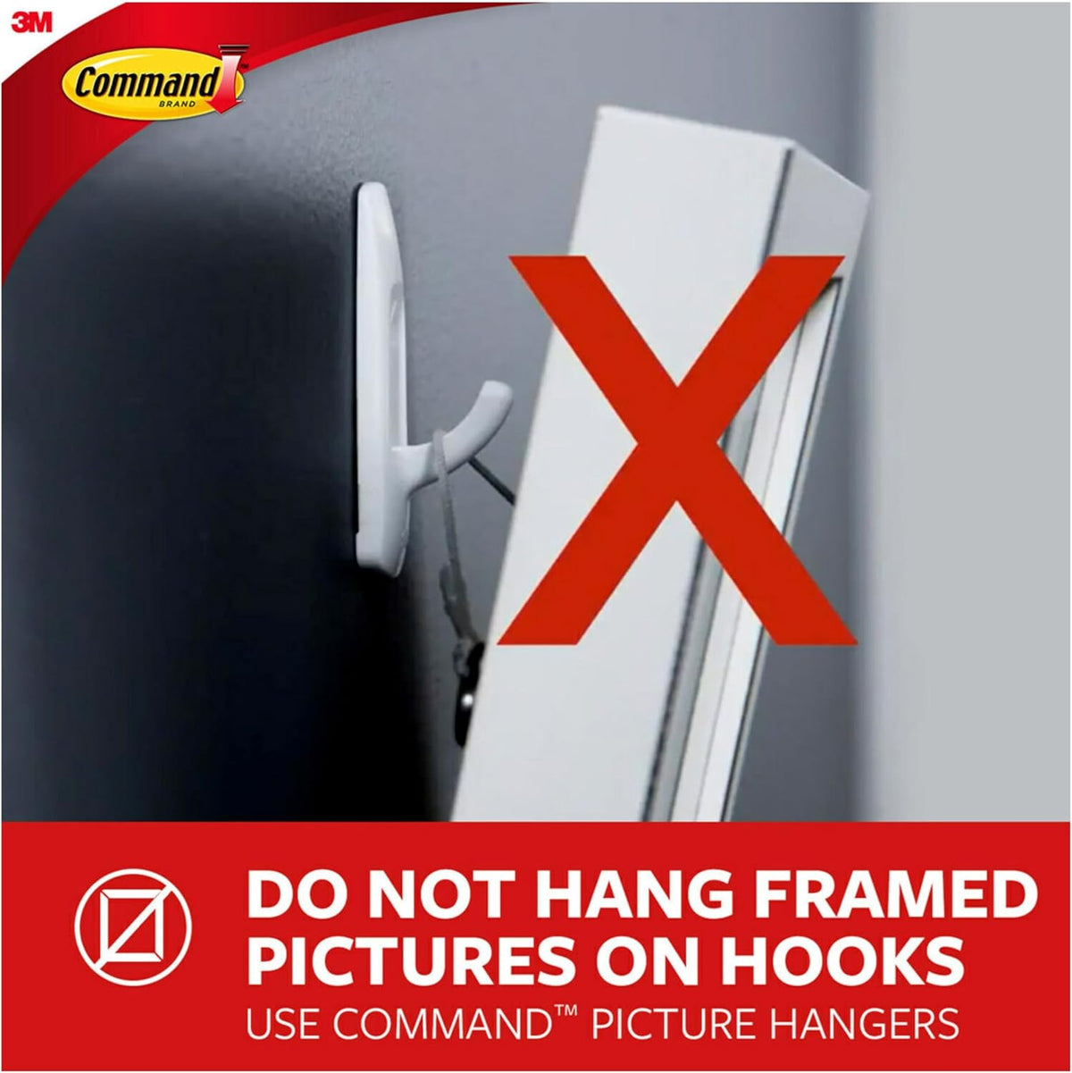Command Small Clear Oval Hooks, Indoor Use, 2-Hooks, 4-Strips, Decorate Damage-Free