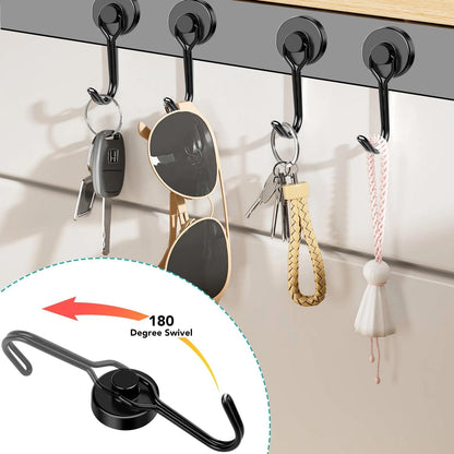 DIYMAG Magnetic Hooks,120LBS Heavy Duty 8 Pack 2026 Cruise Ship Essentials