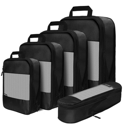Compression Packing Cubes, Travel Organizer Bags, Compact Design for Efficient Packing