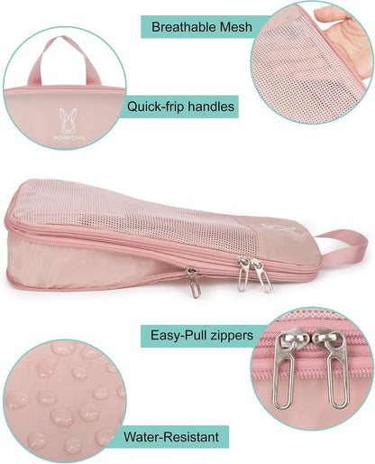 6/8 Set Space Saving Compression Packing Cubes Lightweight Packing Cube