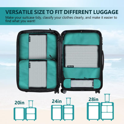 Compression Packing Cubes, Travel Organizer Bags, Compact Design for Efficient Packing