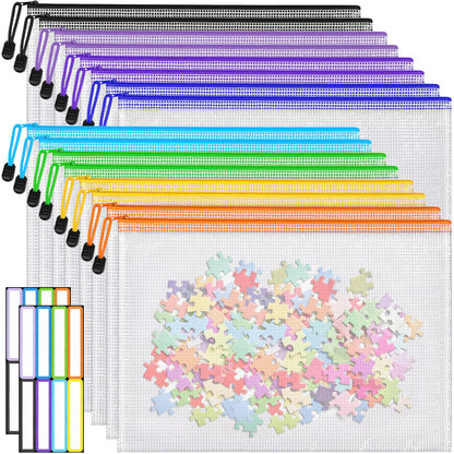 26pcs Mesh Zipper Pouch Bags, 8 Sizes Zippered Storage Bags for Organizing