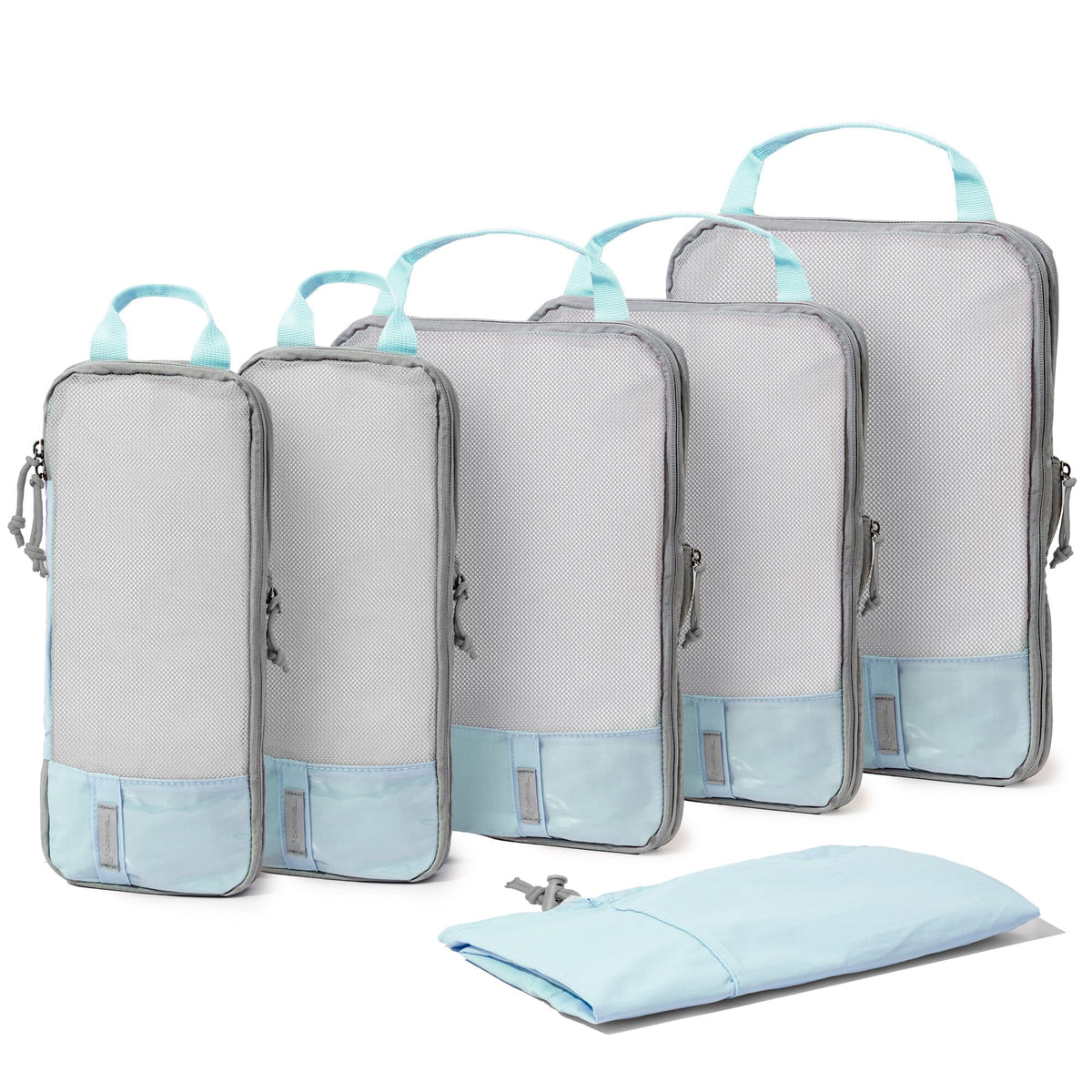 (Not Made In China) Packing Cubes For Travel, Suitcase Organizer Bags, Ultra Lightweight Nylon 8pc Set