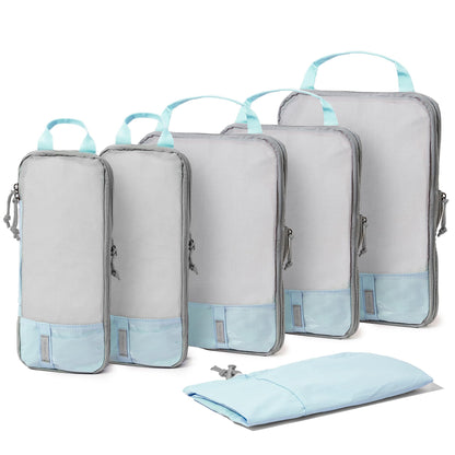 (Not Made In China) Packing Cubes For Travel, Suitcase Organizer Bags, Ultra Lightweight Nylon 8pc Set