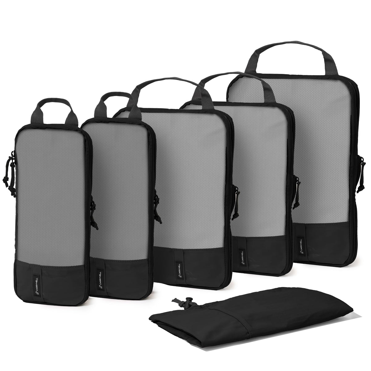 (Not Made In China) Packing Cubes For Travel, Suitcase Organizer Bags, Ultra Lightweight Nylon 8pc Set