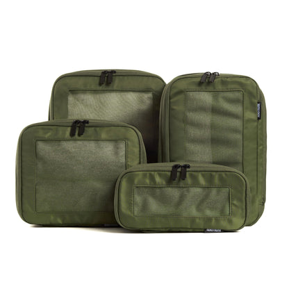 Aerotrunk Compression Packing Cubes for Travel, 6-Pack, Beige