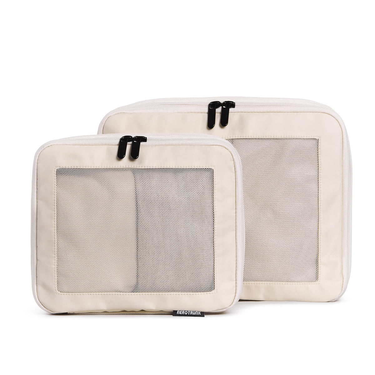 Aerotrunk Compression Packing Cubes for Travel, 6-Pack, Beige