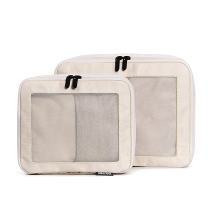 Aerotrunk Compression Packing Cubes for Travel, 6-Pack, Beige