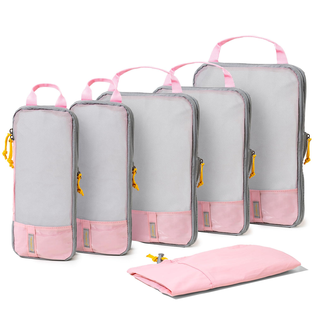 (Not Made In China) Packing Cubes For Travel, Suitcase Organizer Bags, Ultra Lightweight Nylon 8pc Set