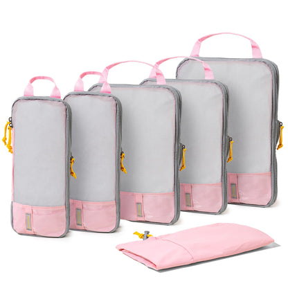 (Not Made In China) Packing Cubes For Travel, Suitcase Organizer Bags, Ultra Lightweight Nylon 8pc Set