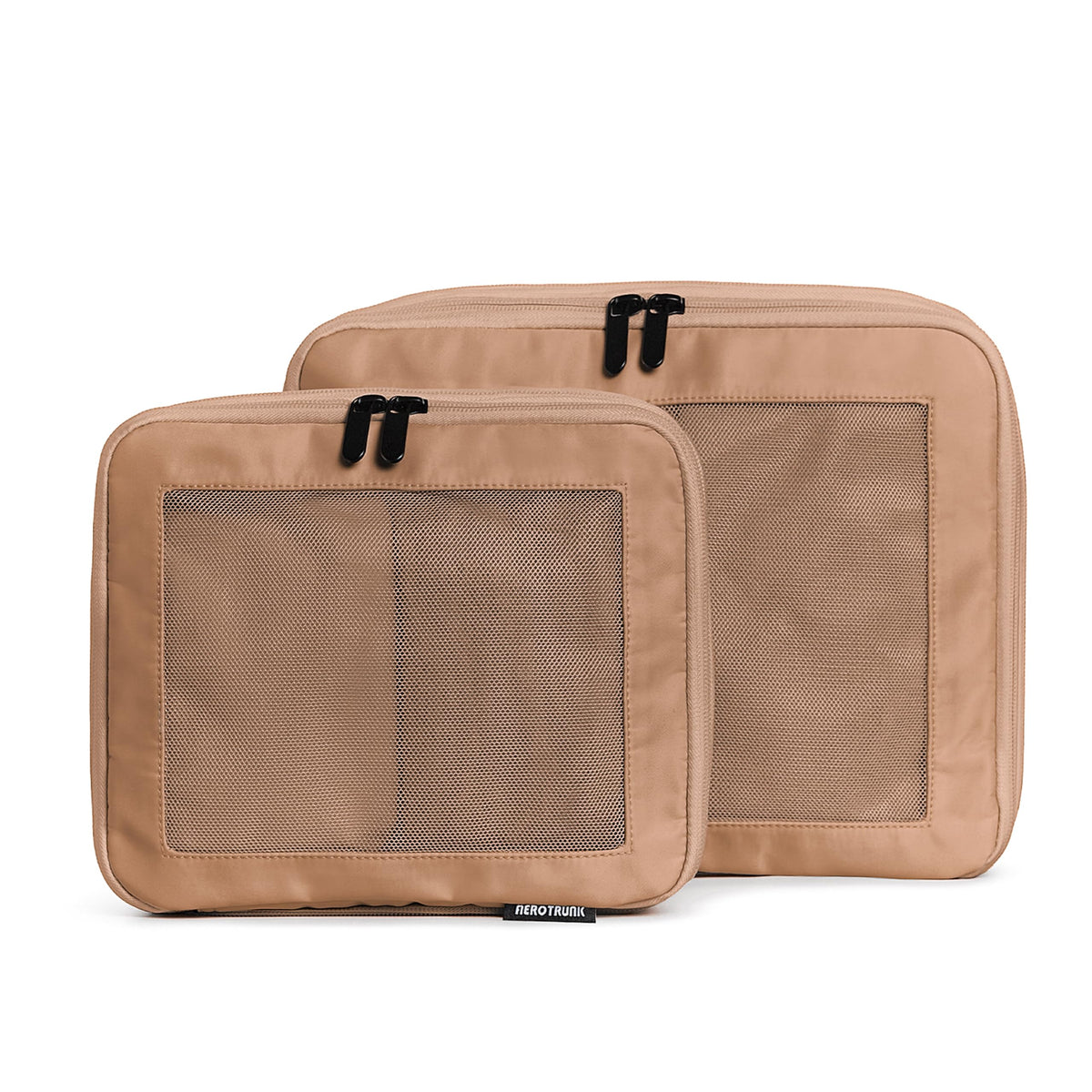 Aerotrunk Compression Packing Cubes for Travel, 6-Pack, Beige