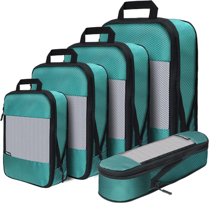 Compression Packing Cubes, Travel Organizer Bags, Compact Design for Efficient Packing