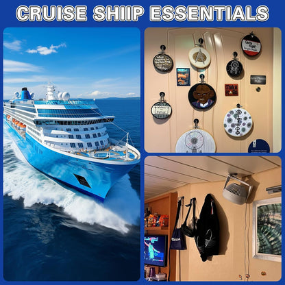 100 Pack Magnetic Hooks, 25lbs Magnet Hooks for Cruise Cabins