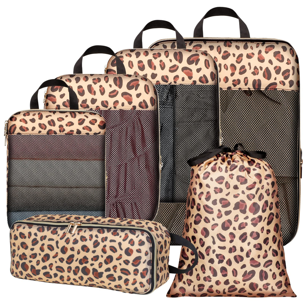 Cambond Compression Packing Cubes for Travel - Luggage Suitcase Organizer