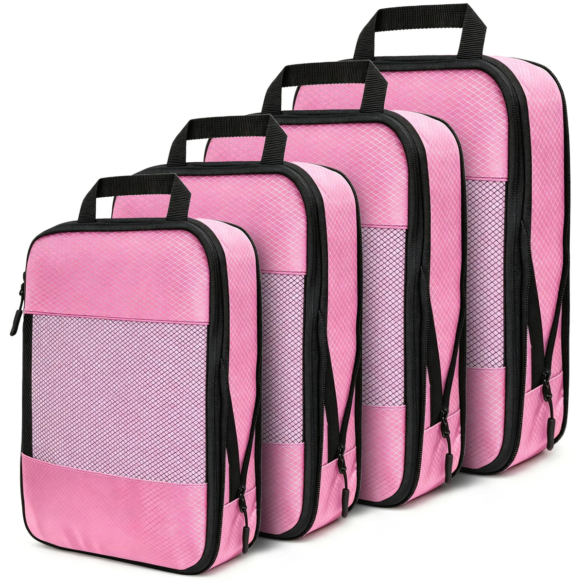 Compression Packing Cubes, Travel Organizer Bags, Compact Design for Efficient Packing
