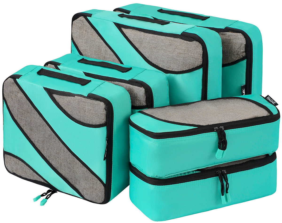 BAGAIL 6 Set Packing Cubes,Travel Luggage Packing Organizers